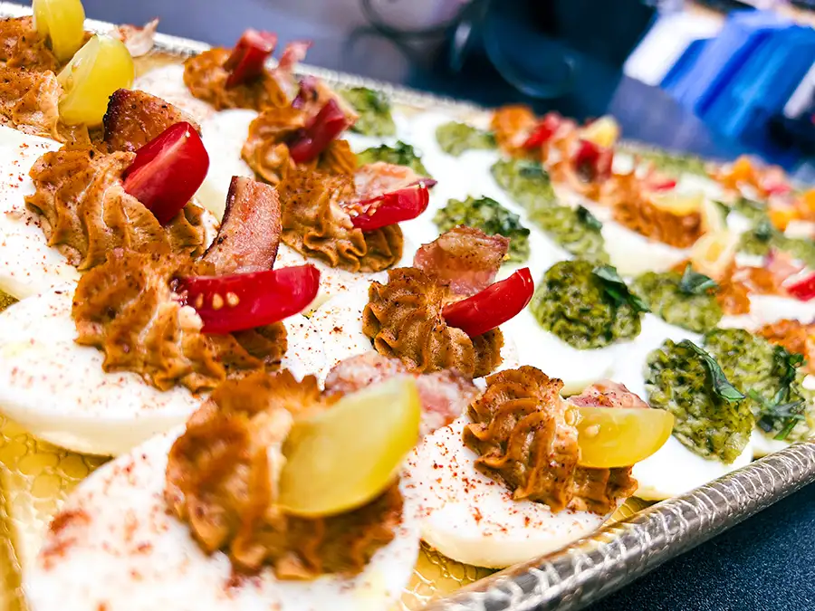 CM Catering food, deluxe deviled eggs - Decatur, IL